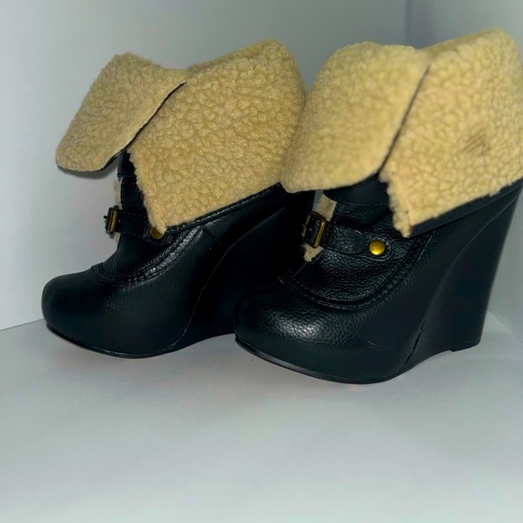 Betsy Johnson Ryderrr Wedge boots, size 7.5 - Picture 5 of 15